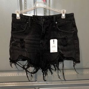 Black forever 21 mom shorts